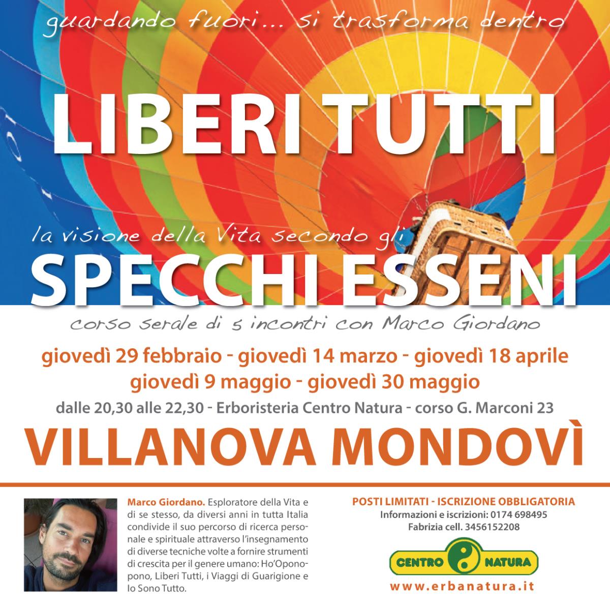 <b>LIBERI TUTTI </b>corso serale <b>VILLANOVA MONDOVI (Cuneo)